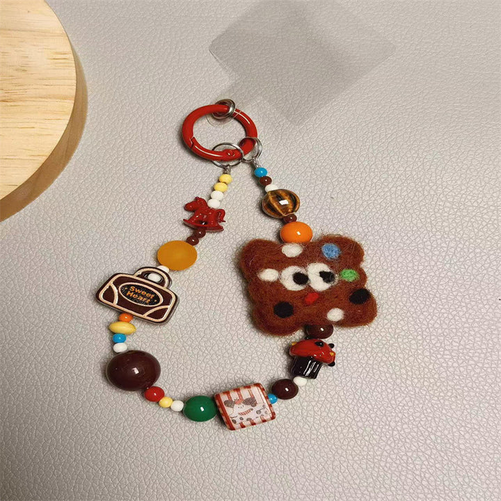 Playful Food-Themed Charm Keychain Stornfield