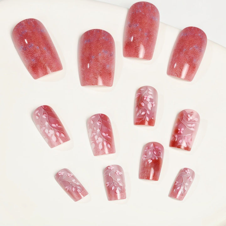 Artificial nails in elegant floral design Stornfield