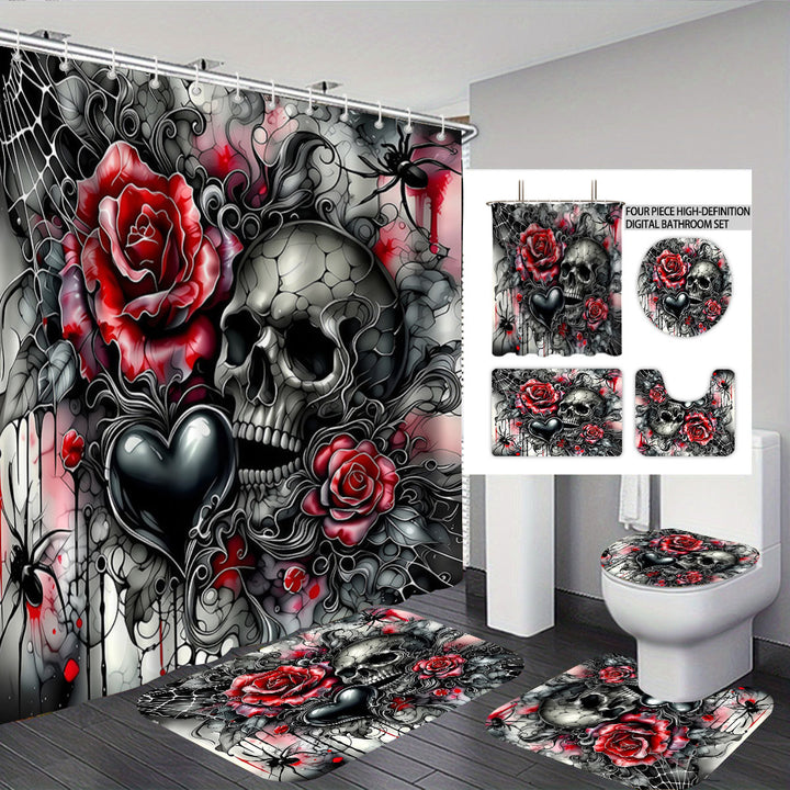 Artistic Skull Bathroom Décor Set Stornfield
