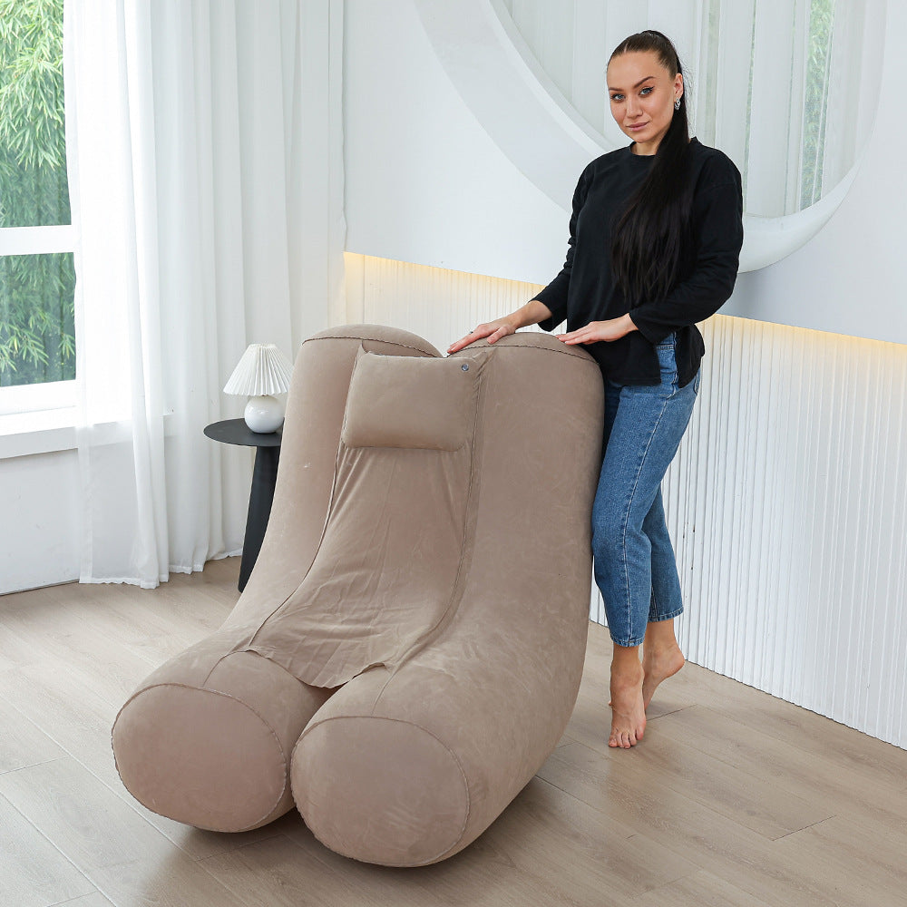 Women's Ergonomic Inflatable Relax Lounge Chair with Headrest Stornfield