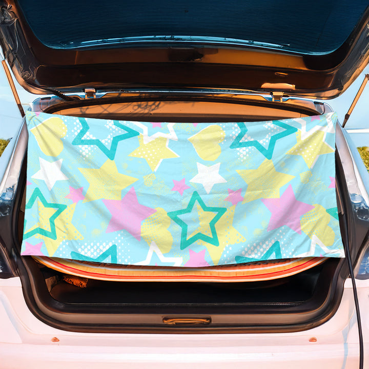 Multifunctional beach towel with cheerful fruit pattern Stornfield