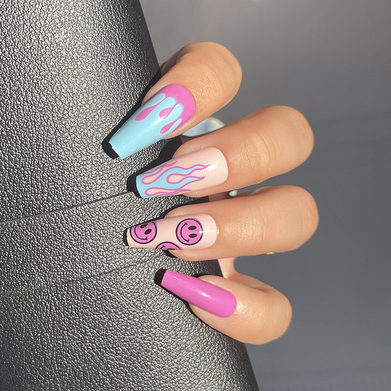 Playful Stiletto Nail Art Extensions Stornfield