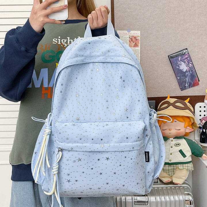 Star-Patterned Backpack