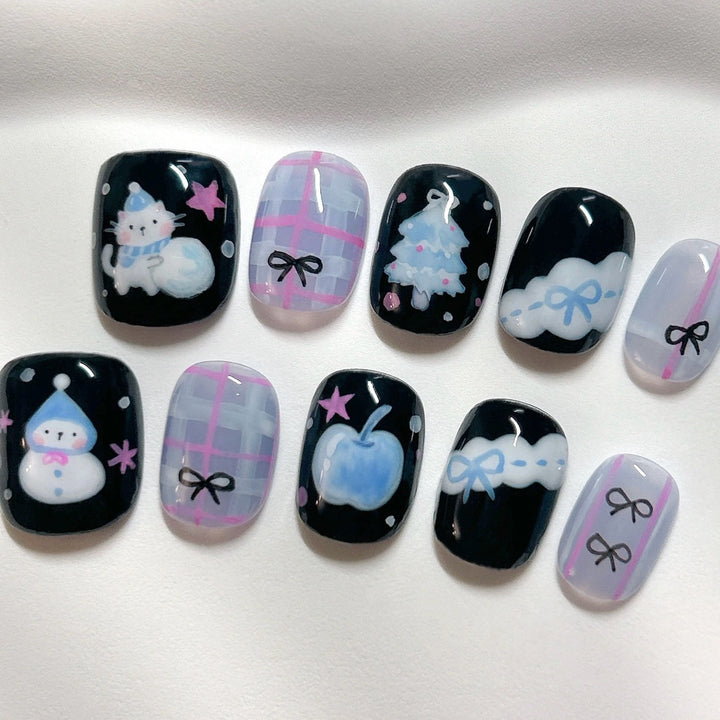 Themed Press-On Nail Art Kit