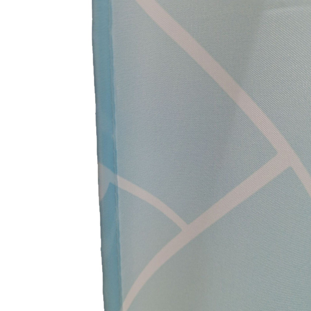 Geo-Patterned Shower Curtain Stornfield