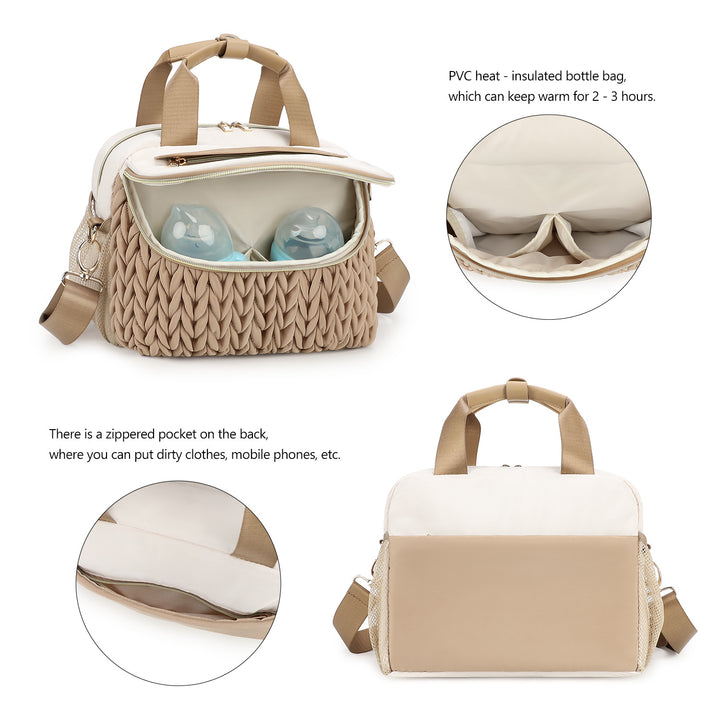 Modular handbag with braided design Stornfield