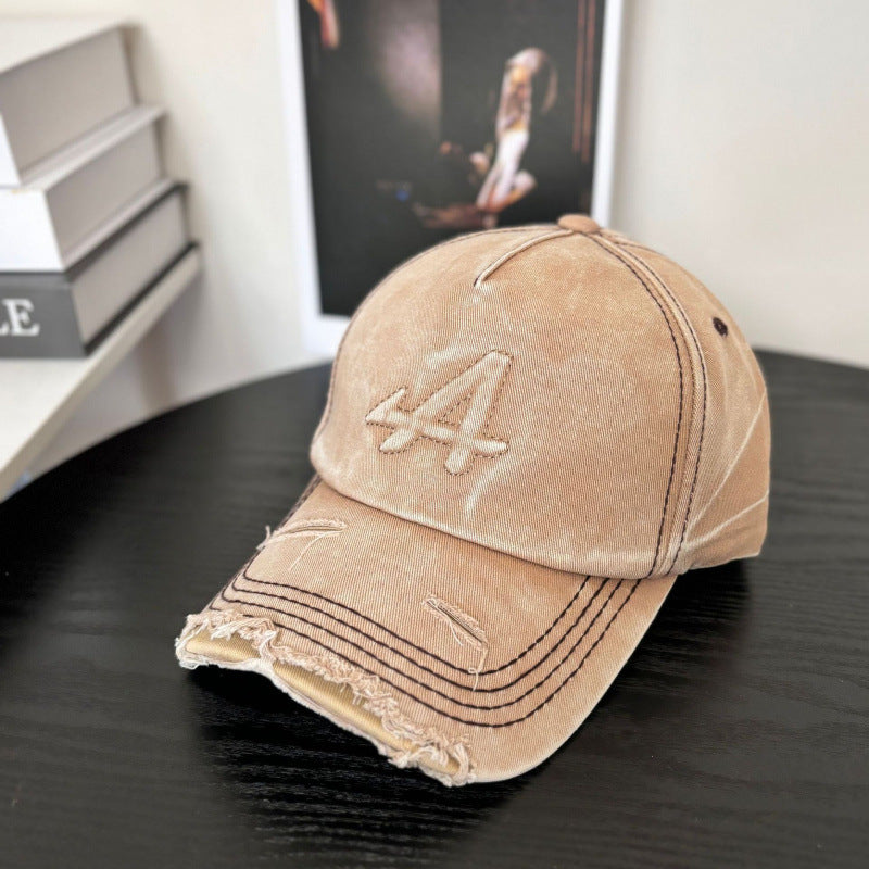 Women's Distressed Vintage Style Baseball Cap Stornfield