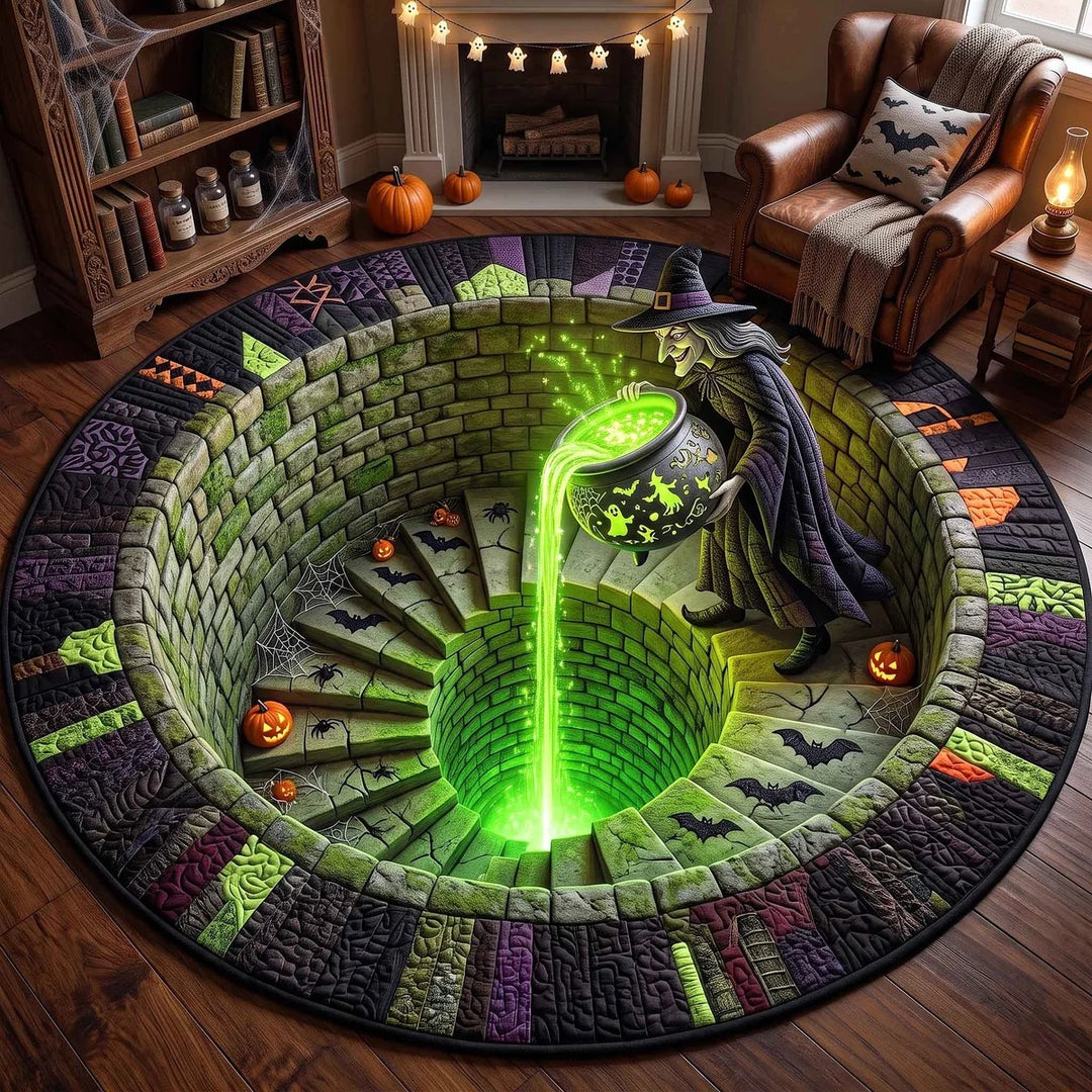 Halloween Themed Round Area Rug