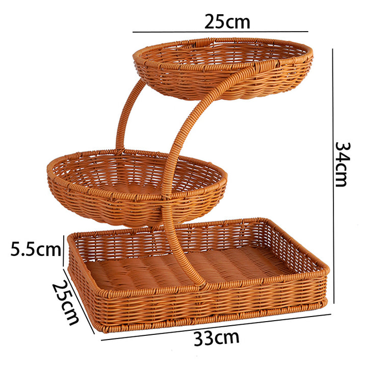 Multi-Tiered Wicker Storage Stornfield