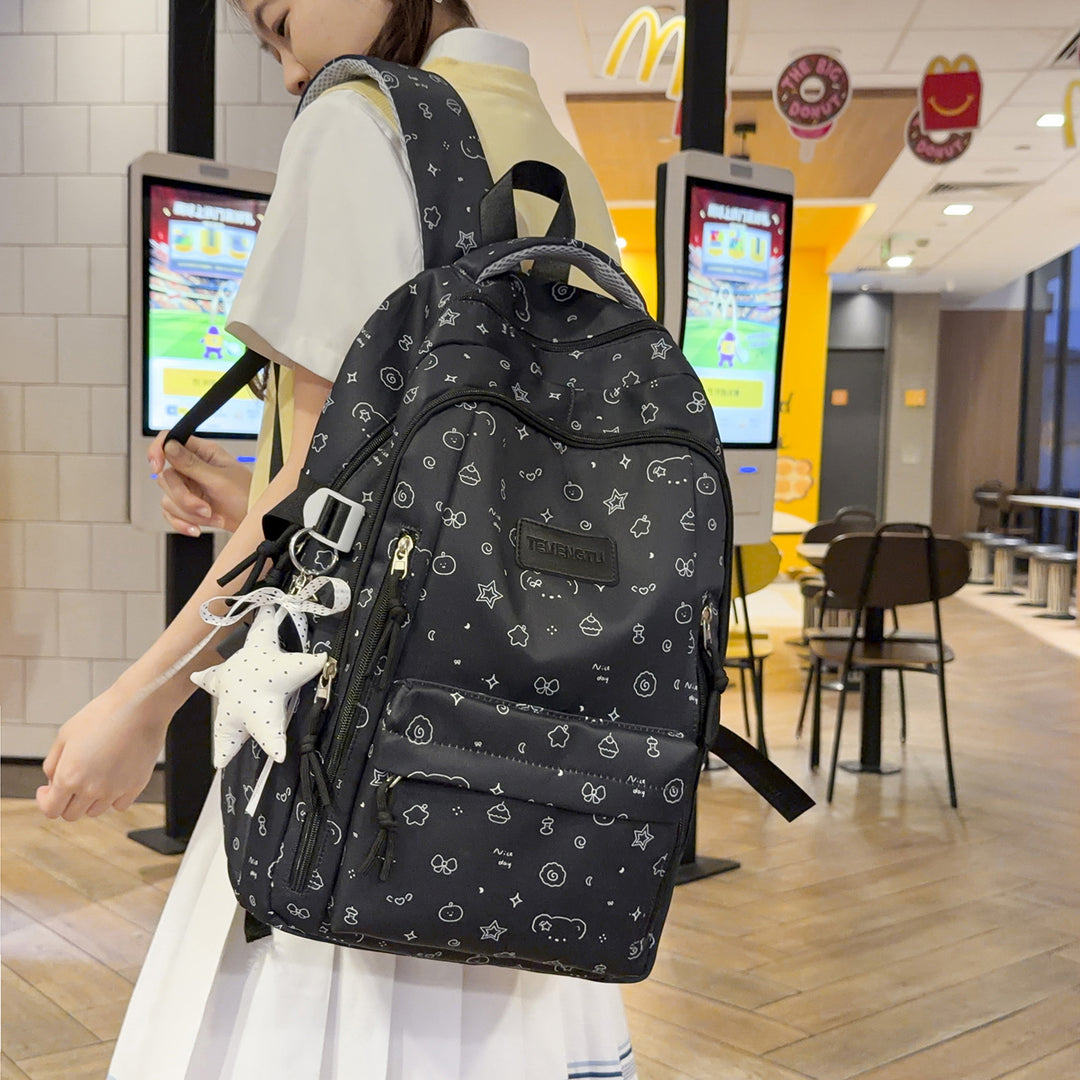 Playful Illustrated Backpack Stornfield