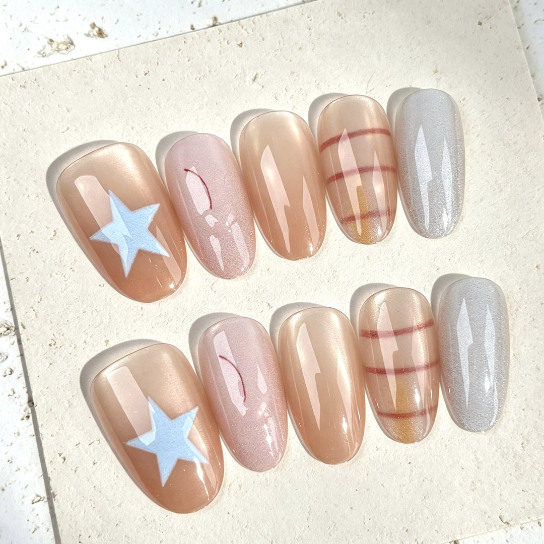 Stylish Press-On Nail Art Collection