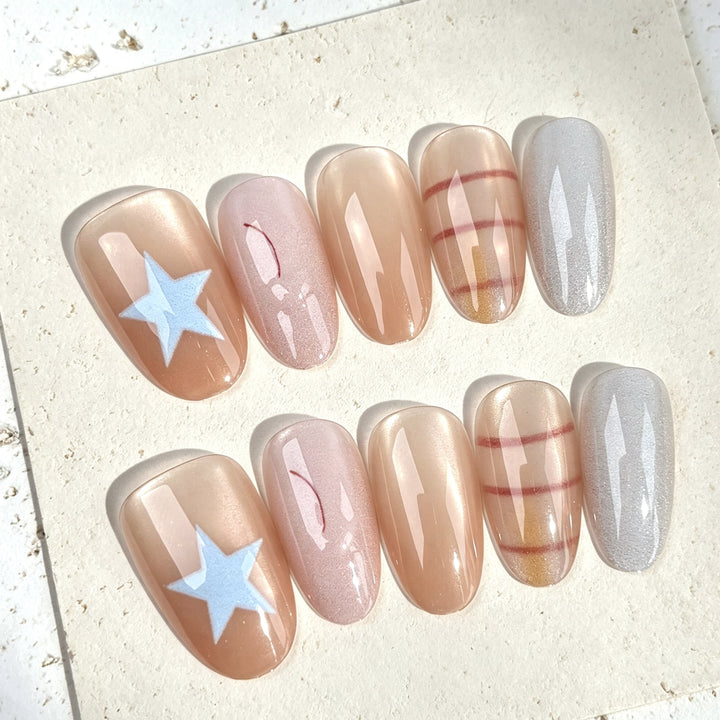 Stylish Press-On Nail Art Collection