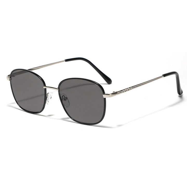 Ladies stylish square sunglasses with elegant metal frame Stornfield