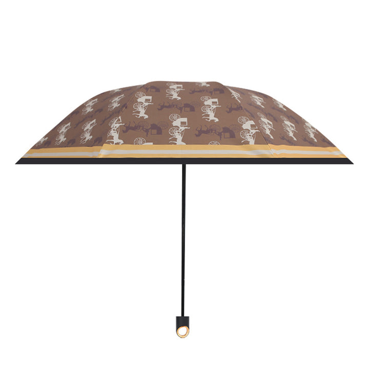 Women's Folding Umbrella with Unique Animal Design Stornfield