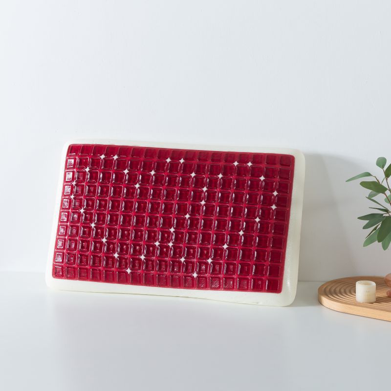 Cooling Gel Memory Foam Pillow with Textured Gel Grid