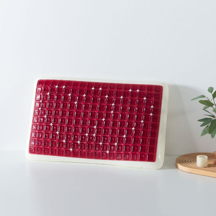 Cooling Gel Memory Foam Pillow with Textured Gel Grid