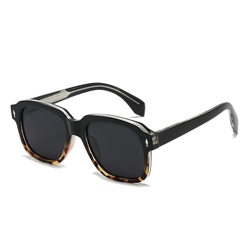 Women Fashionable Square Sunglasses with Transparent Frame and Sturdy Lenses Stornfield