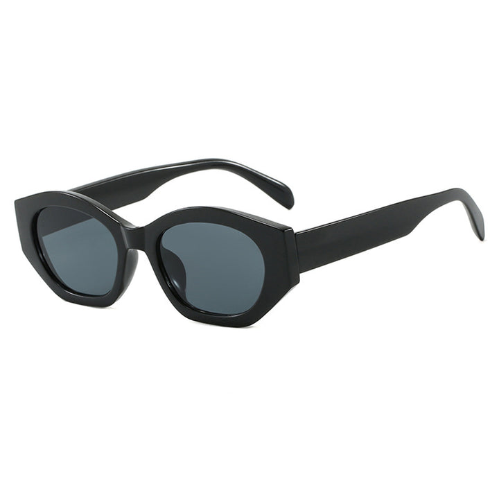 Women's geometric sunglasses with trendy, transparent frame Stornfield