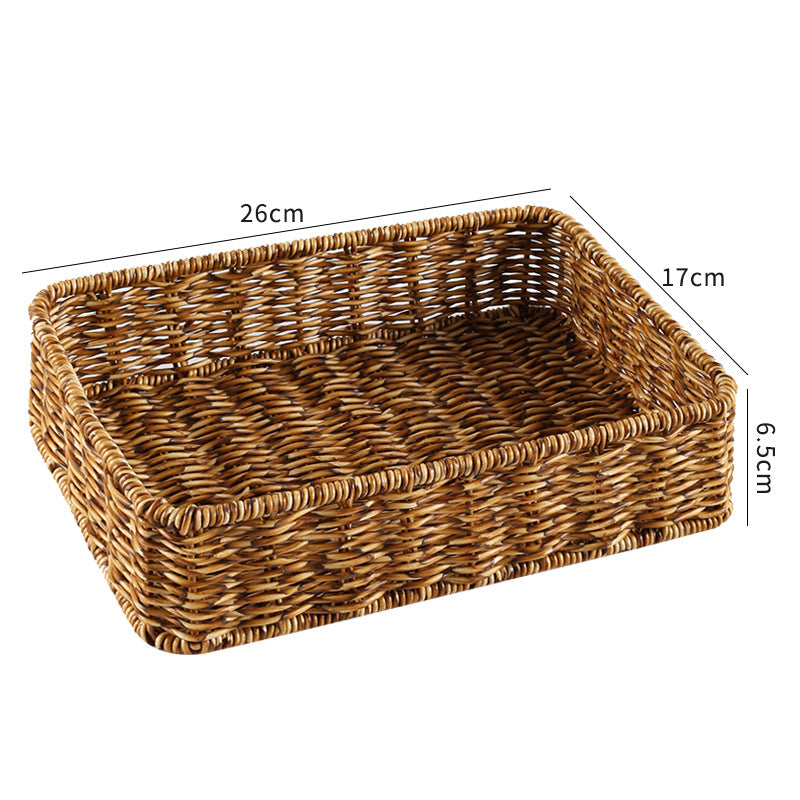 Unisex Rectangular Storage Basket made of hand-woven material Stornfield