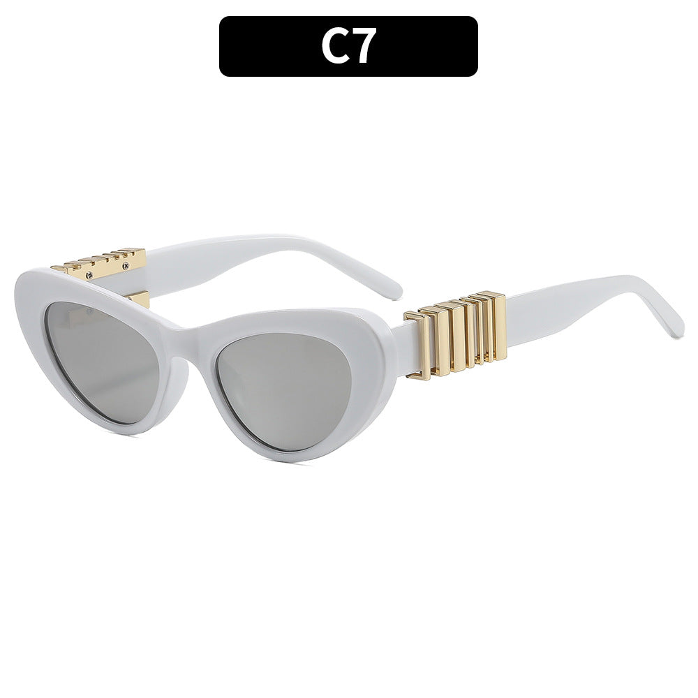 Women's Designer Sunglasses with Luxurious Metal Frame and Stylish Decorations Stornfield