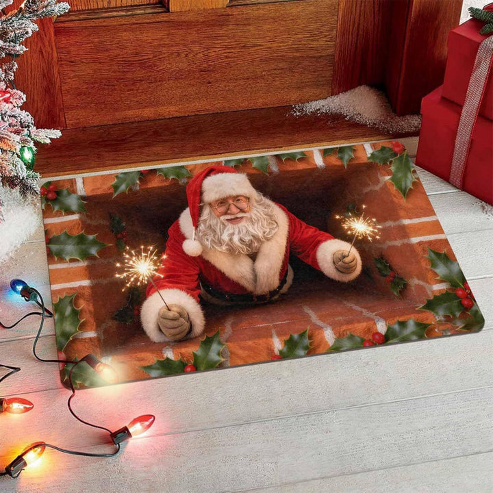Christmas-Themed Decorative Door Mat
