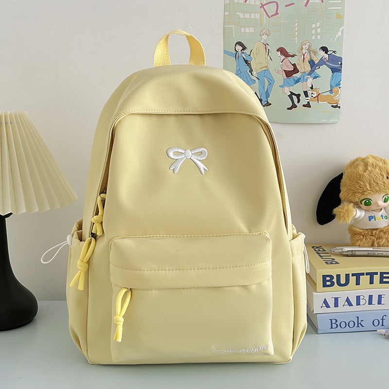 Chic Bow-Accent Backpack Stornfield