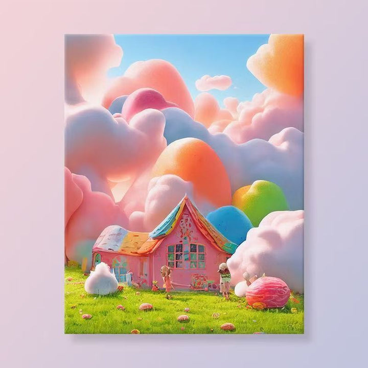 Whimsical Fantasy Landscape Canvas Art Stornfield