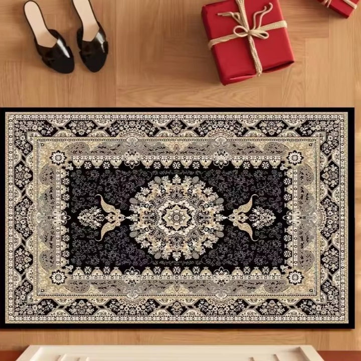 Vintage Flower Pattern Rug