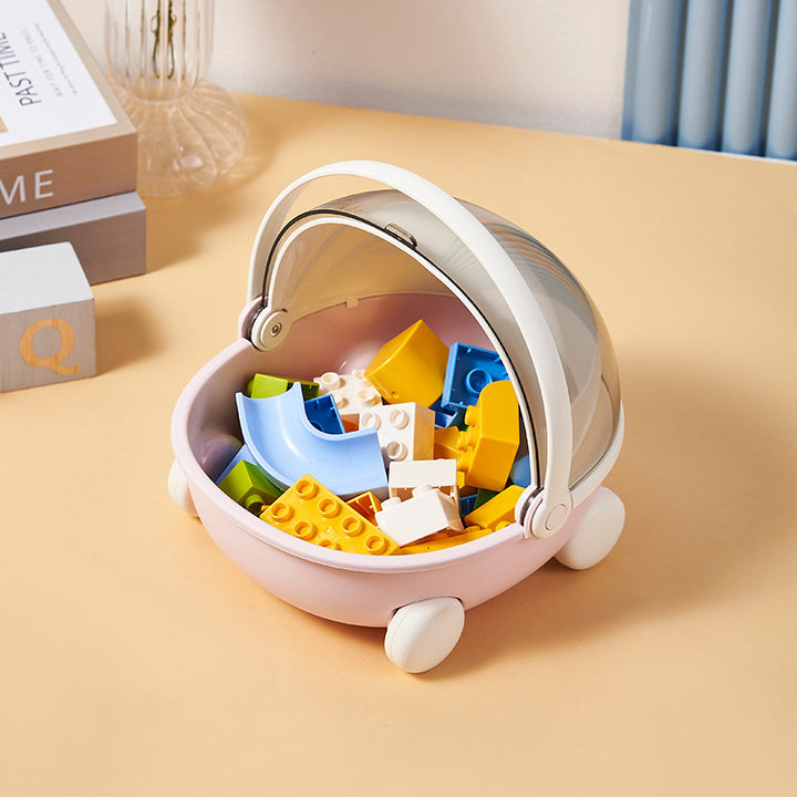 Creative Storage Cart with Transparent Lid Stornfield