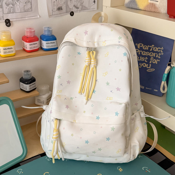 Casual Lightweight Star-Printed Backpack Stornfield