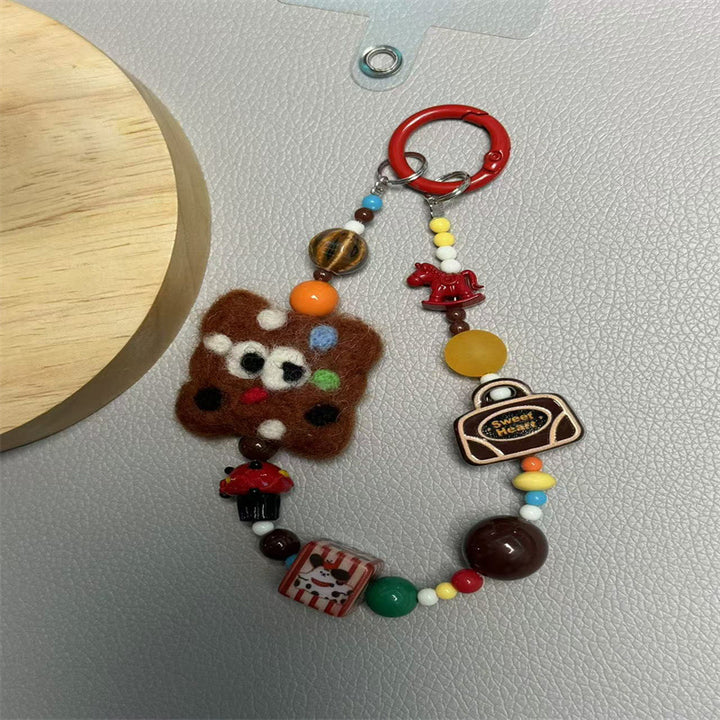 Playful Food-Themed Charm Keychain Stornfield