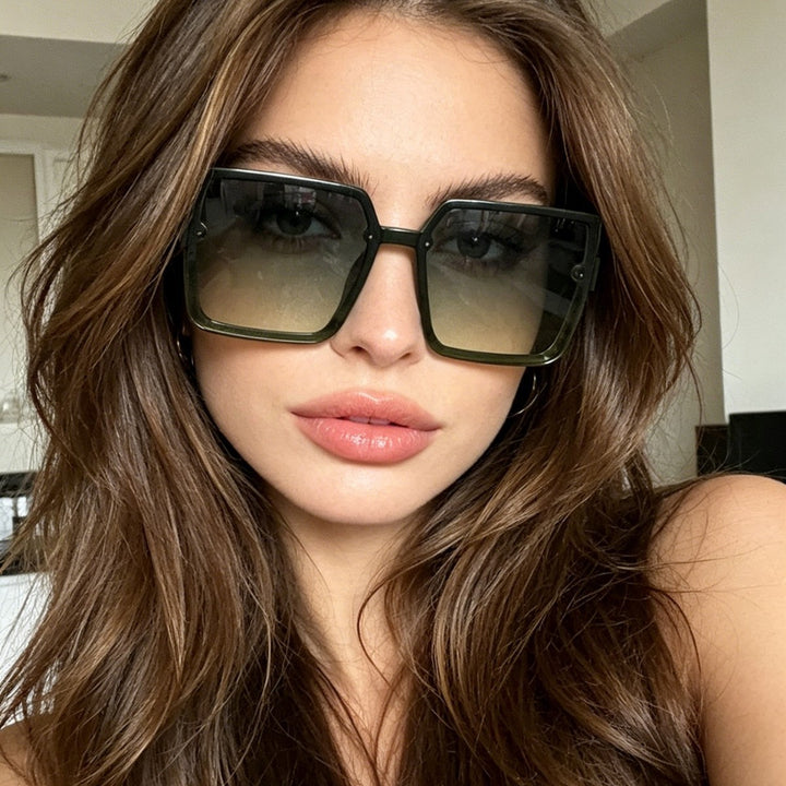 Women's square sunglasses with retro-inspired design and soft lenses Stornfield