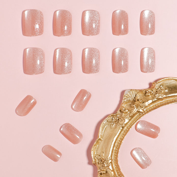 Elegant Glitter Press-On Nails Stornfield