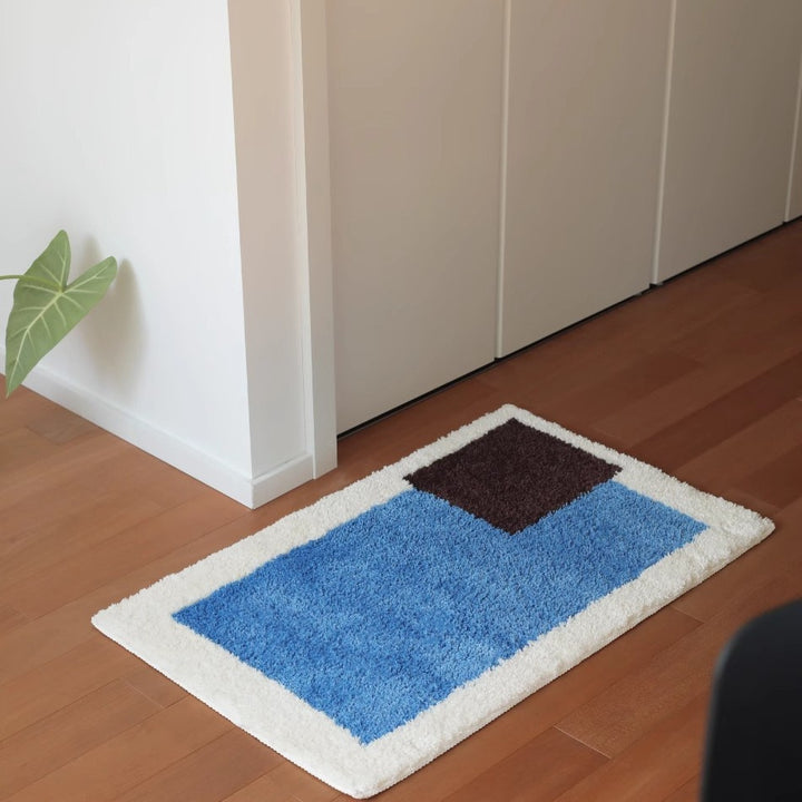 Contemporary Geometric Bath Mat