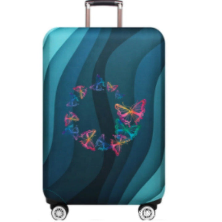 Women's Hard Shell Suitcase with Fashionable Butterfly Design Stornfield