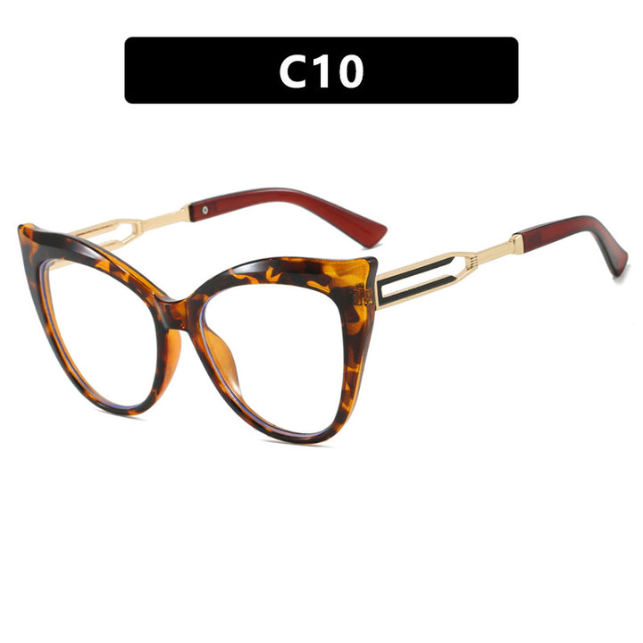 Ladies cat-eye glasses with elegant metal frame Stornfield