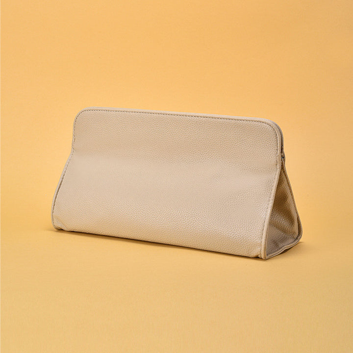 Textured Leather Cosmetic Pouch Stornfield