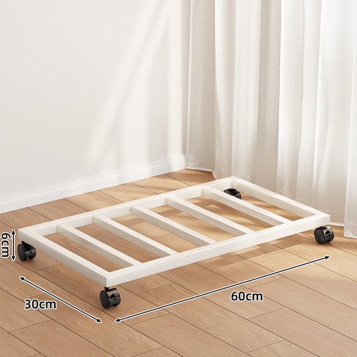 Low-Profile Round Plant Pot Dolly with 360° Swivel Casters