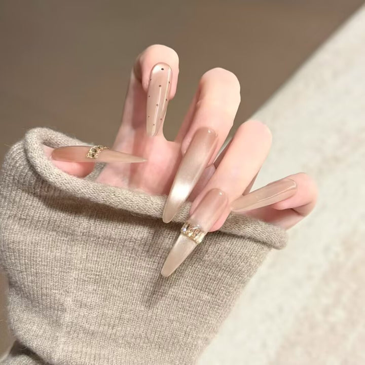 Premium Stiletto Press-On Nail Extensions Stornfield