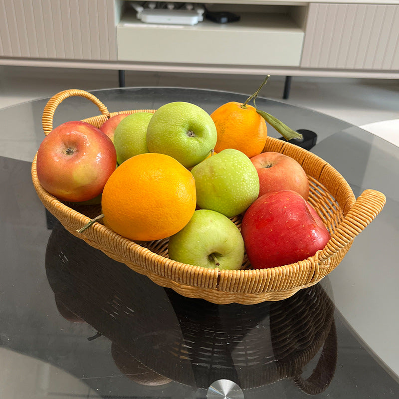 Women Oval Basket with Handles Stornfield