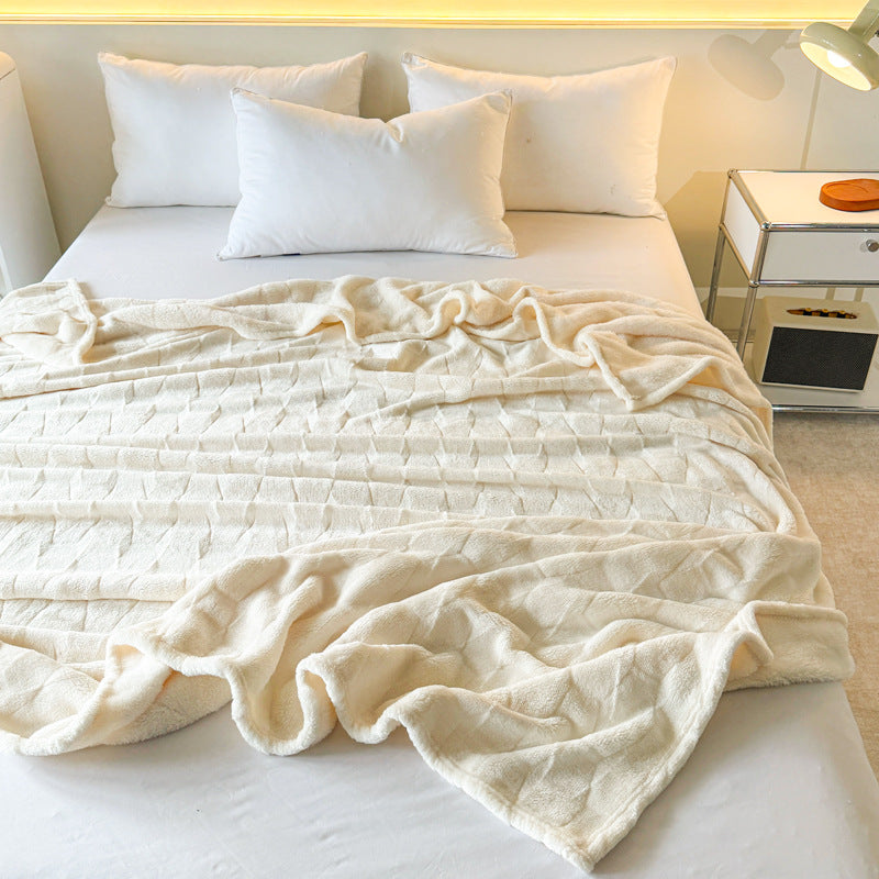 Cozy Textured Throw Blanket