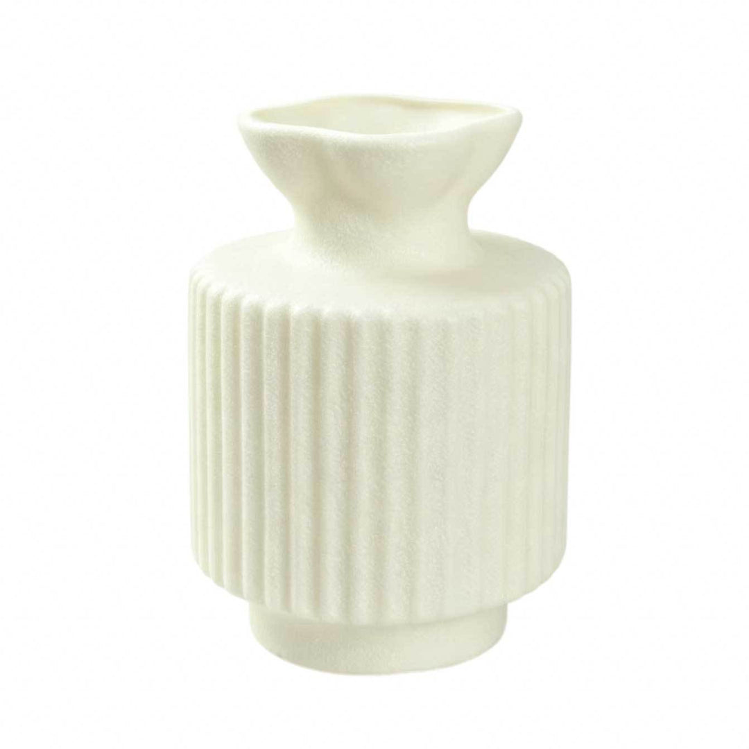 Textured Ceramic Flower Vase Stornfeild
