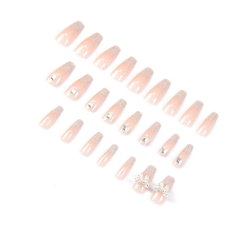 Artistic Nail Extensions with Flower Design Stornfield