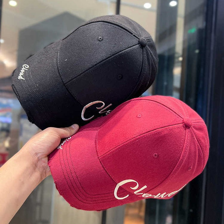 Women's Distressed Casual Cotton Baseball Cap Stornfield