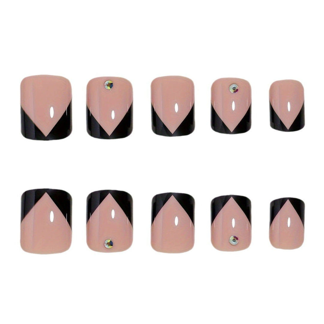 Artistic French Tip Nail Design Stornfield