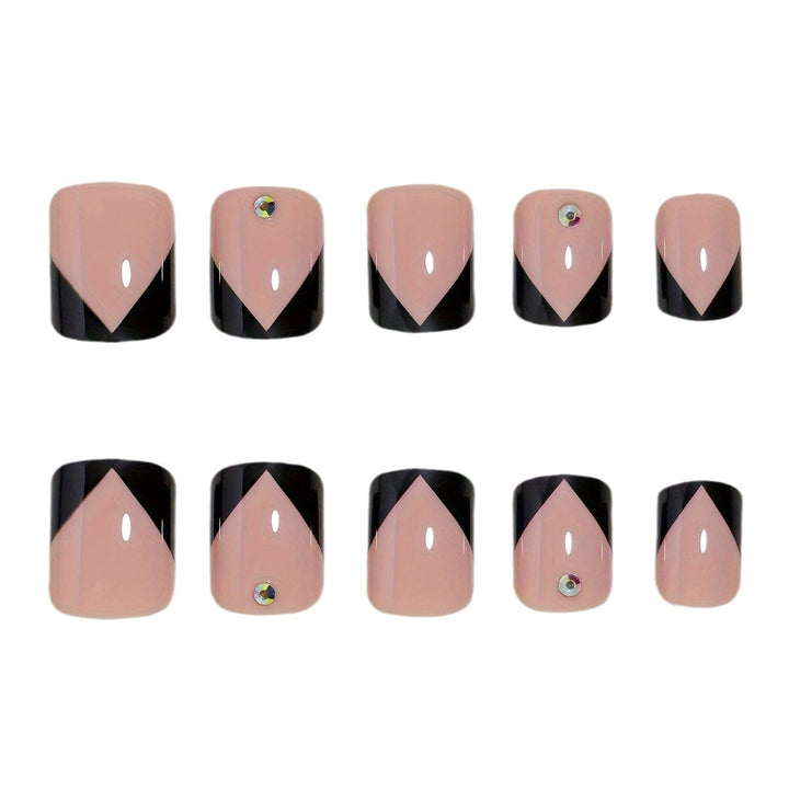 Artistic French Tip Nail Design Stornfield
