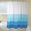 Geo-Patterned Shower Curtain Stornfield