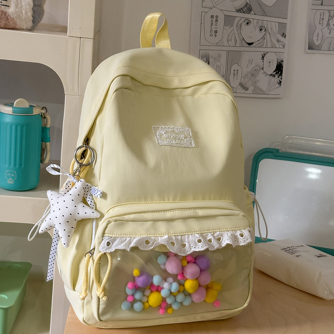 Stylish Ruffled Backpack Stornfield