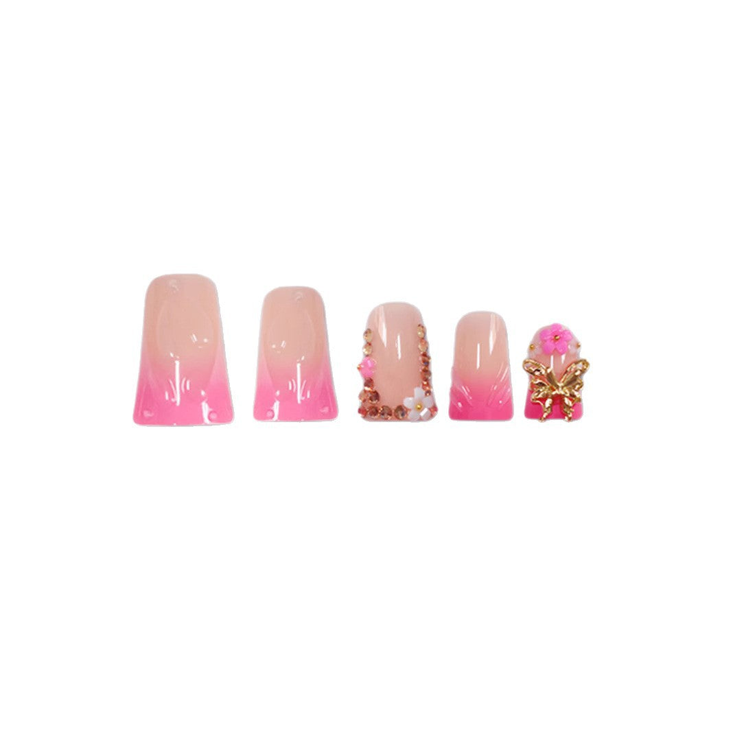 Artistic 3D Floral Nail Enhancements Stornfield