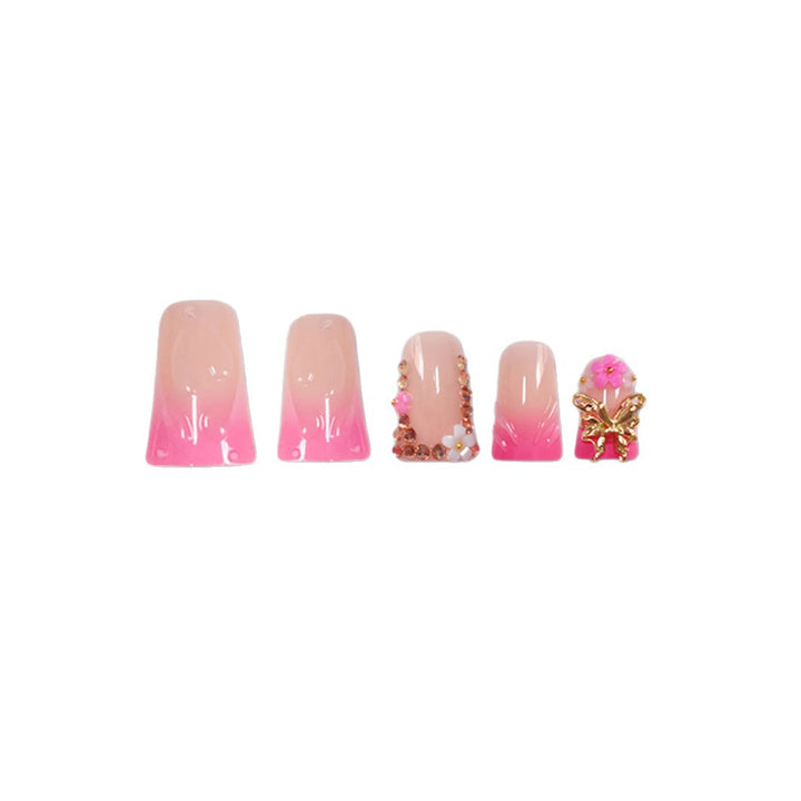 Artistic 3D Floral Nail Enhancements Stornfield